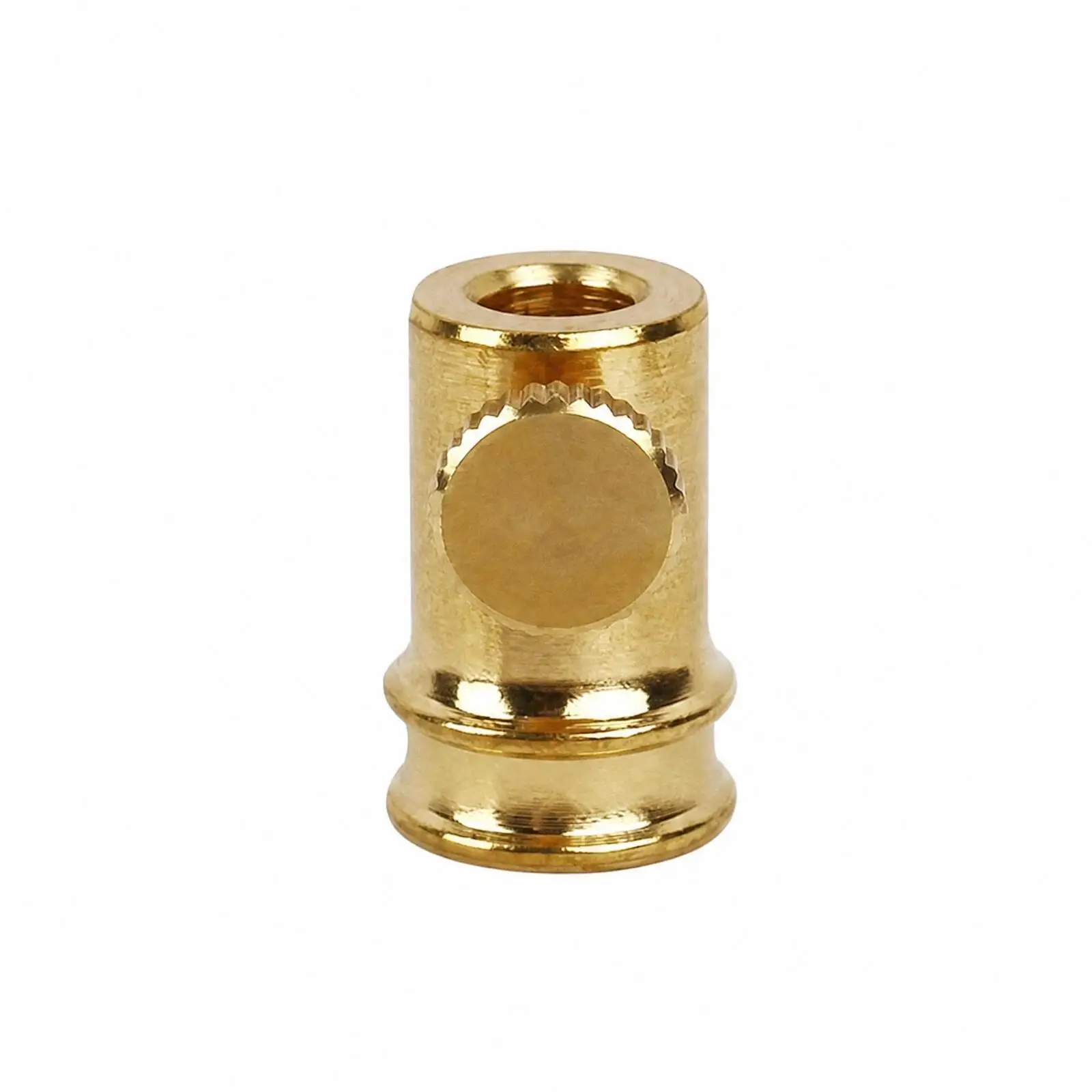 Compact Metal Resonating Fork with Central Opening Sustained Tone Metal Resonating-Fork Vibration Adjustable for Meditation