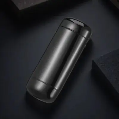 حافظة نظارات شمسية صلبة معدنية رفيعة، حافظة نظارات أسطوانية مسطحة، حامل نظارات أمان واقية للسفر للرجال والنساء