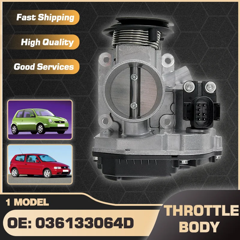 

Car Throttle Body Valve For Volkswagen Lupo 1.4L 16V Hatchback 1998-2005 Volkswagen Polo 1.4L 16V Hatchback 1999-2001 036133064D
