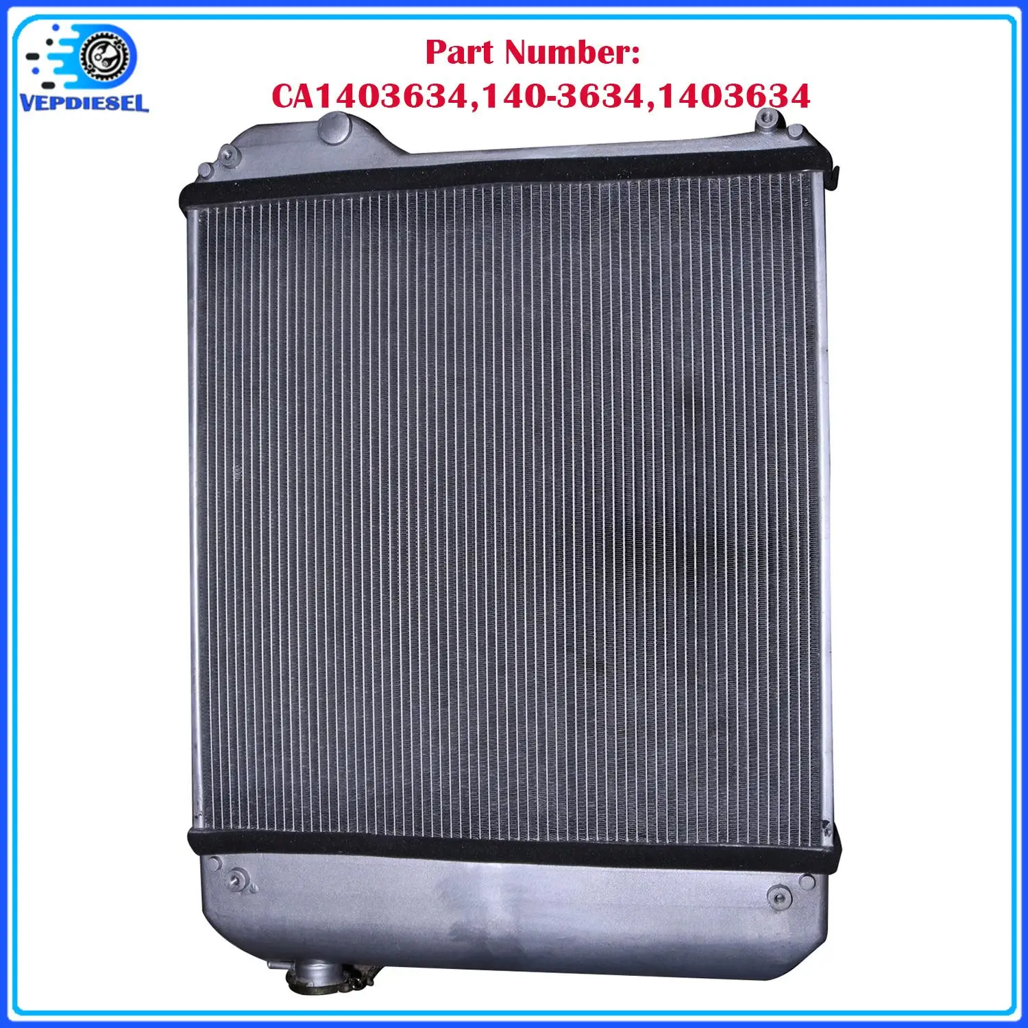 

Водяной радиатор 140-3634 для экскаваторов Caterpillar CAT 416C, 416D, 420D, 428C, 430D, 442D, 436C (CA1403634, 1403634) – Запчасти для экскаваторов