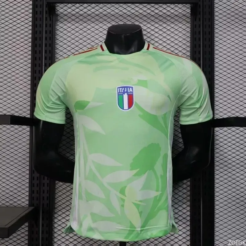 25/26 Season Italian Jersey Short Sleeved Football Jersey Team Kit Football Jersey Breathable Quick Drying 3D Men's T-shirt