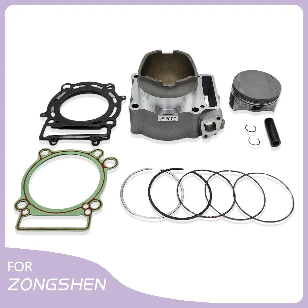 OTOM 82mm Cylinder Kit Air Cylinder Block Piston Ring Gasket Set For ZONGSHEN NC300S Double Camshaft ZS182MN Engine Parts
