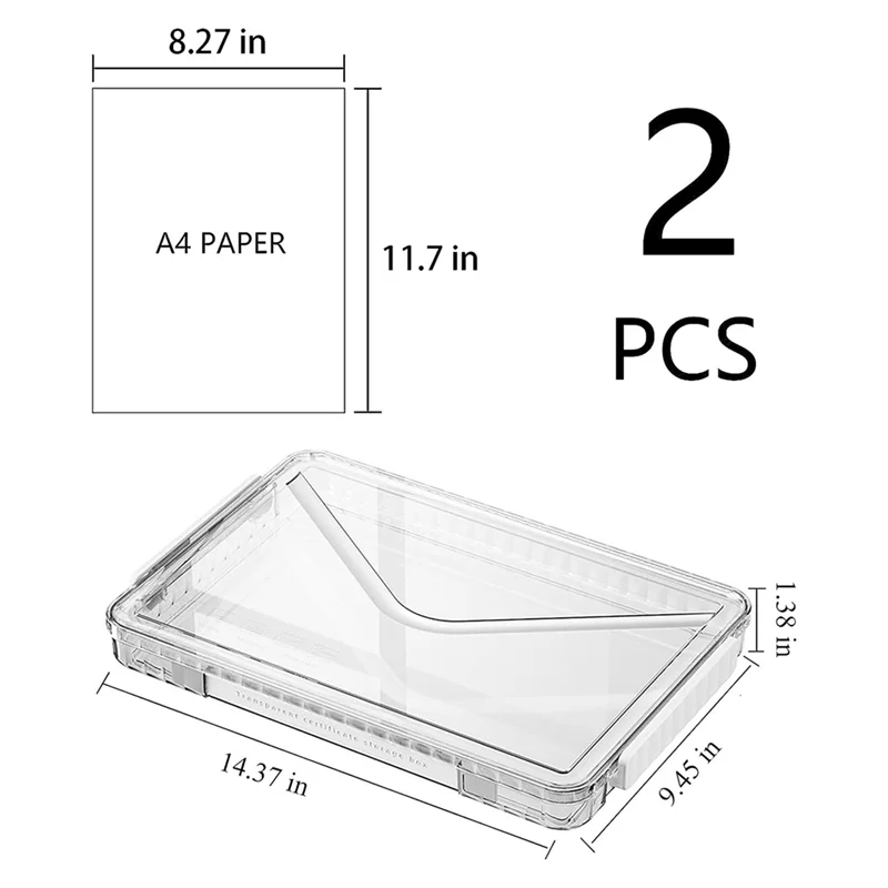 AK51-A4 Scrapbook Paper Storage Box Photo Storage Box Plastic File Box Plastic Plastic File Box