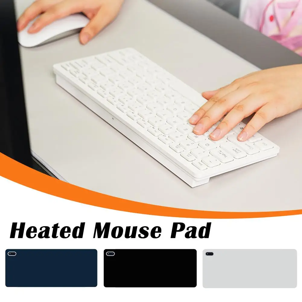 Intelligent Heated Electric Heating Pad Office Desktop Digital Display Heating Pad Warming Mouse Pad for Office and Home P6H4