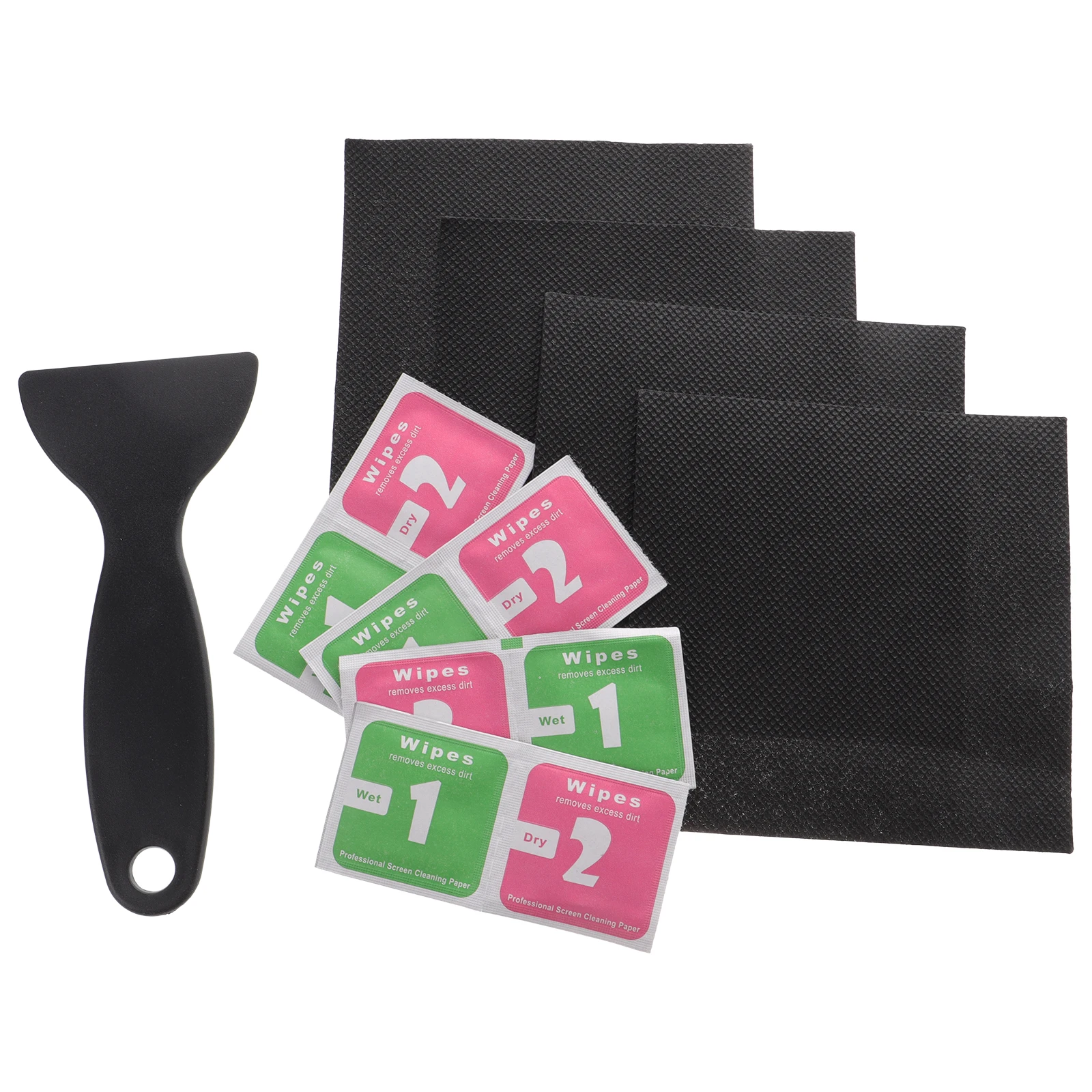 

1 set 1 Set Repair Kit Square Patches For Mat Repair Square Patches Hole Fixing Durable Jumping Maintenance Tool Glue Scraper