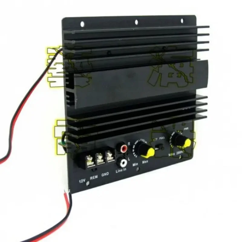 300W Trapezoidal Box Professional Full-tone/pure Bass Power Amplifier Board 12V Pair Tube 8 Inch 10 Inch 12 Inch Car Subwoofer