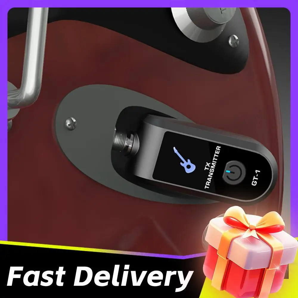 

Беспроводная система передачи звука для гитары 2.4G с точной передачей звука, для электрогитары и бас-гитары