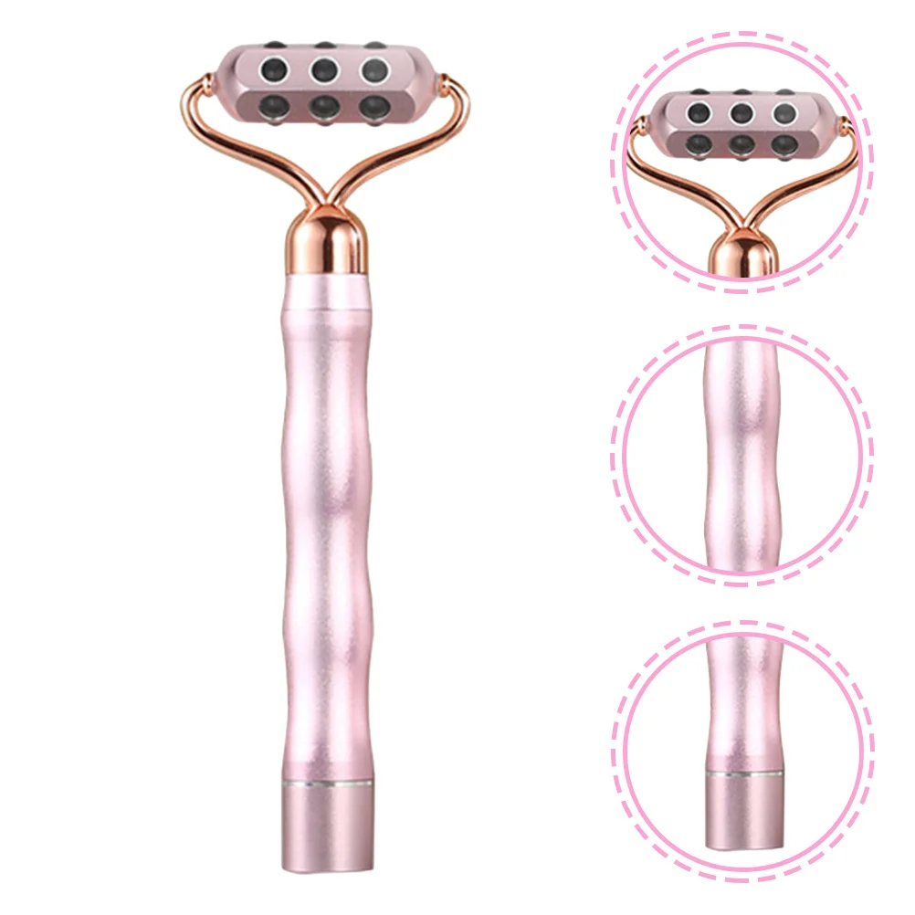 

Stone Face Roller with Facial for Skin Tightening and Anti Aging Compact Beauty Tool for Women