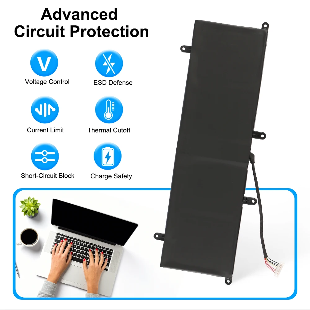 KingSener C41N1901 70WH Laptop Battery For ASUS ZenBook Duo UX481FA UX481FL UX481F UX481FLY UX4000F UX4000FL 0B200-03520000