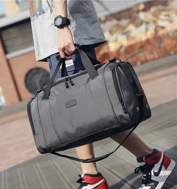 

Large Capaci Men's Sports Travel Bag Handbag oulder Bag ort Trip Independent oe Position Fitn Training Bag Ox ...