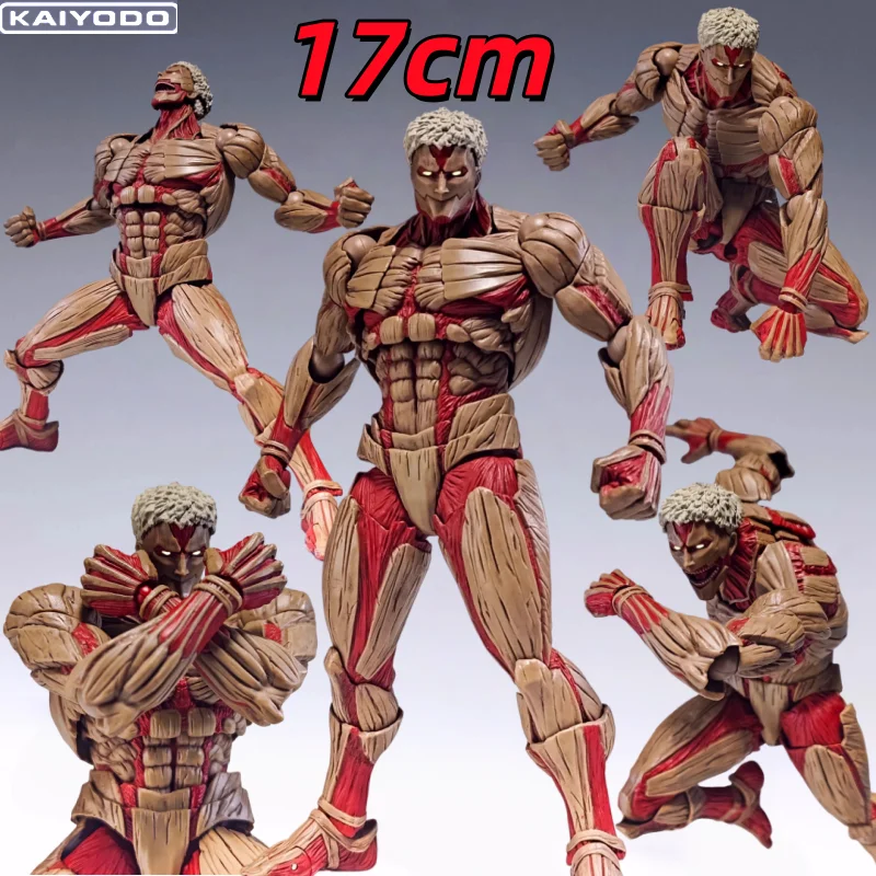 

Ko Kaiyodo Attack On Titan Reiner Braun Amazing Yamaguchi Revoltech Armored Action Figure Model Collection Toy Boy Birthday Gift