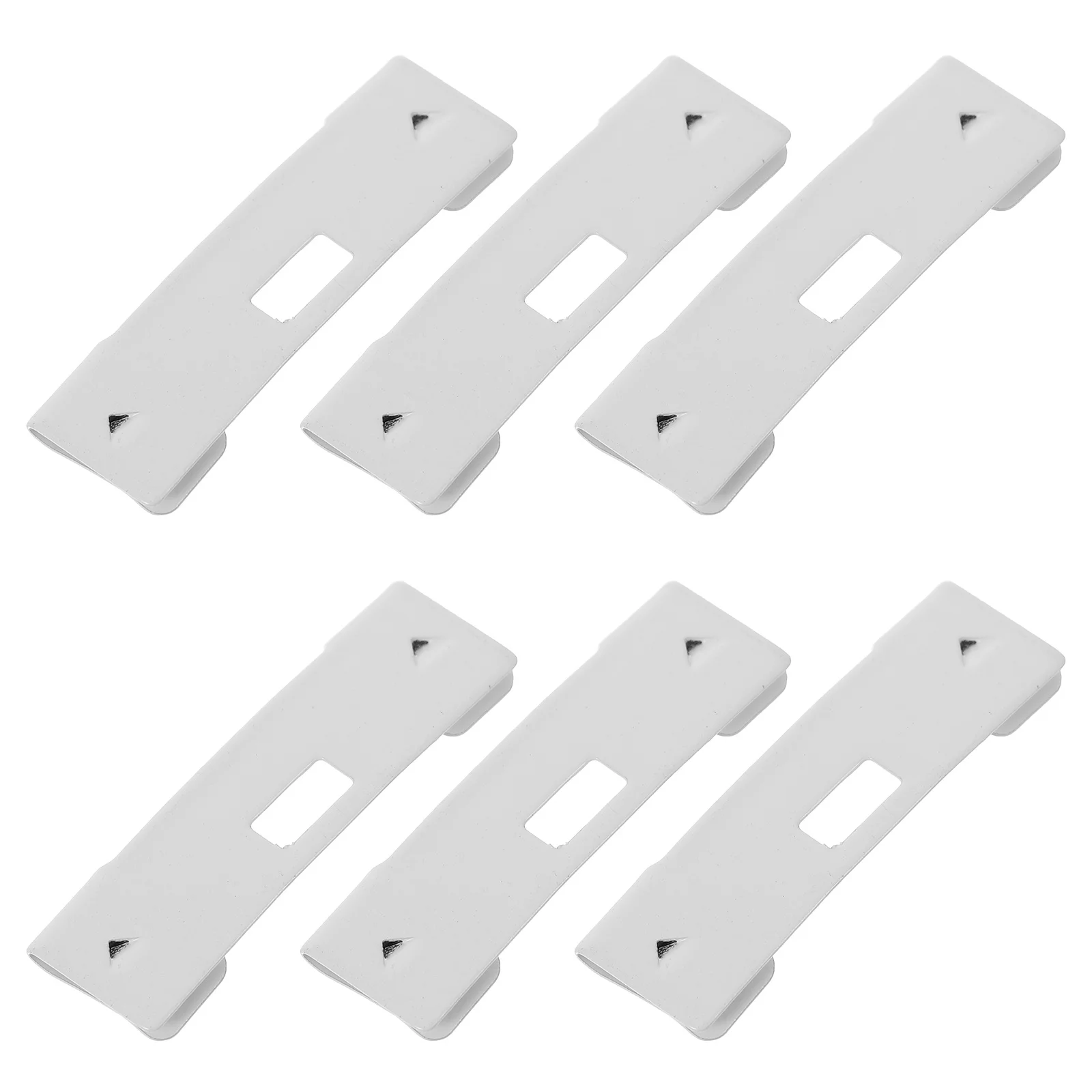 

6pcs Vertical Blind Accessories Metal Blind Repair Vane Savers For Broken Blinds No Tools Needed White Repair Clips