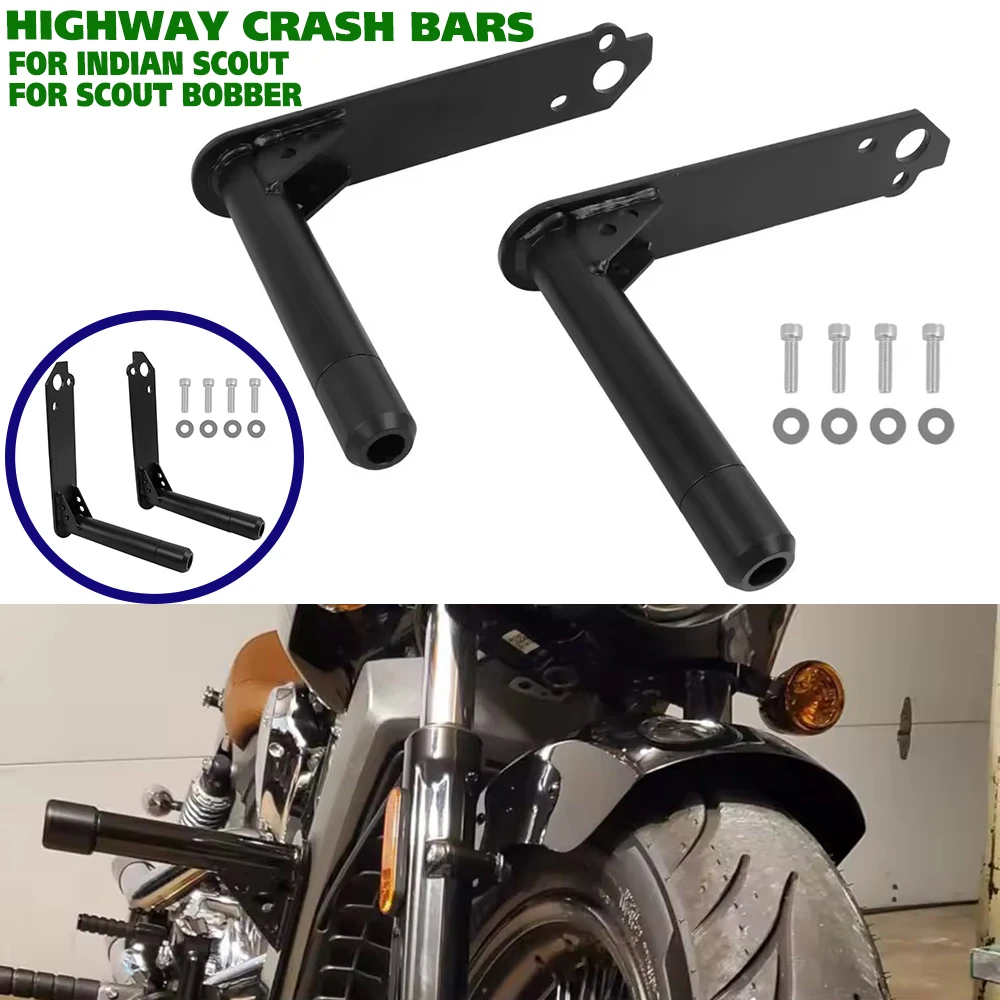 

Engine Guard Highway Foot Peg Crash Bars Bumper Stunt Cage For Indian Scout/Scout Bobber Fairing Falling Protection Bars