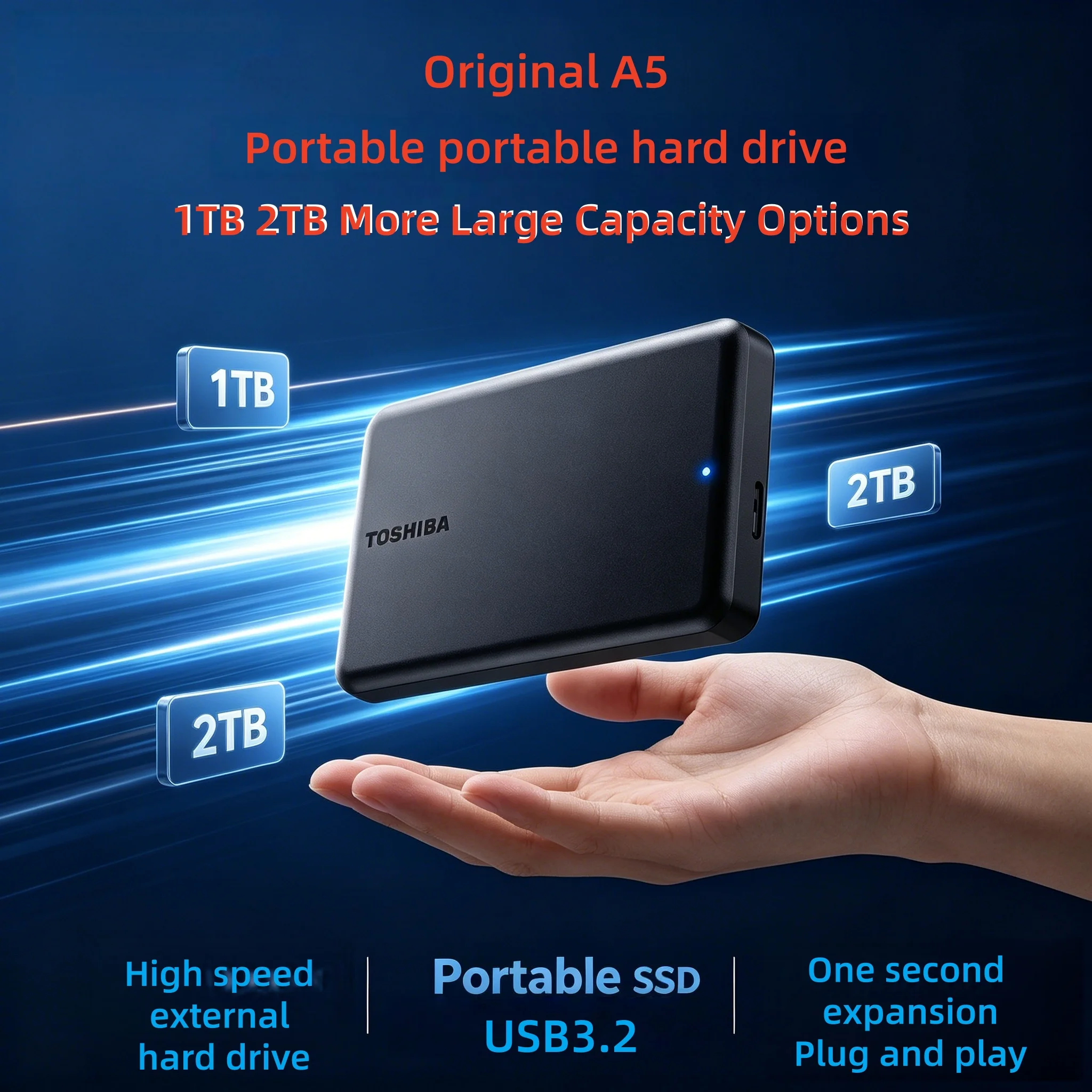 東芝a5シリーズ用-25インチ外付けポータブルハードディスク-usb-32-超高速-外付け-ノートパソコン用-内部ストレージ-mac対応