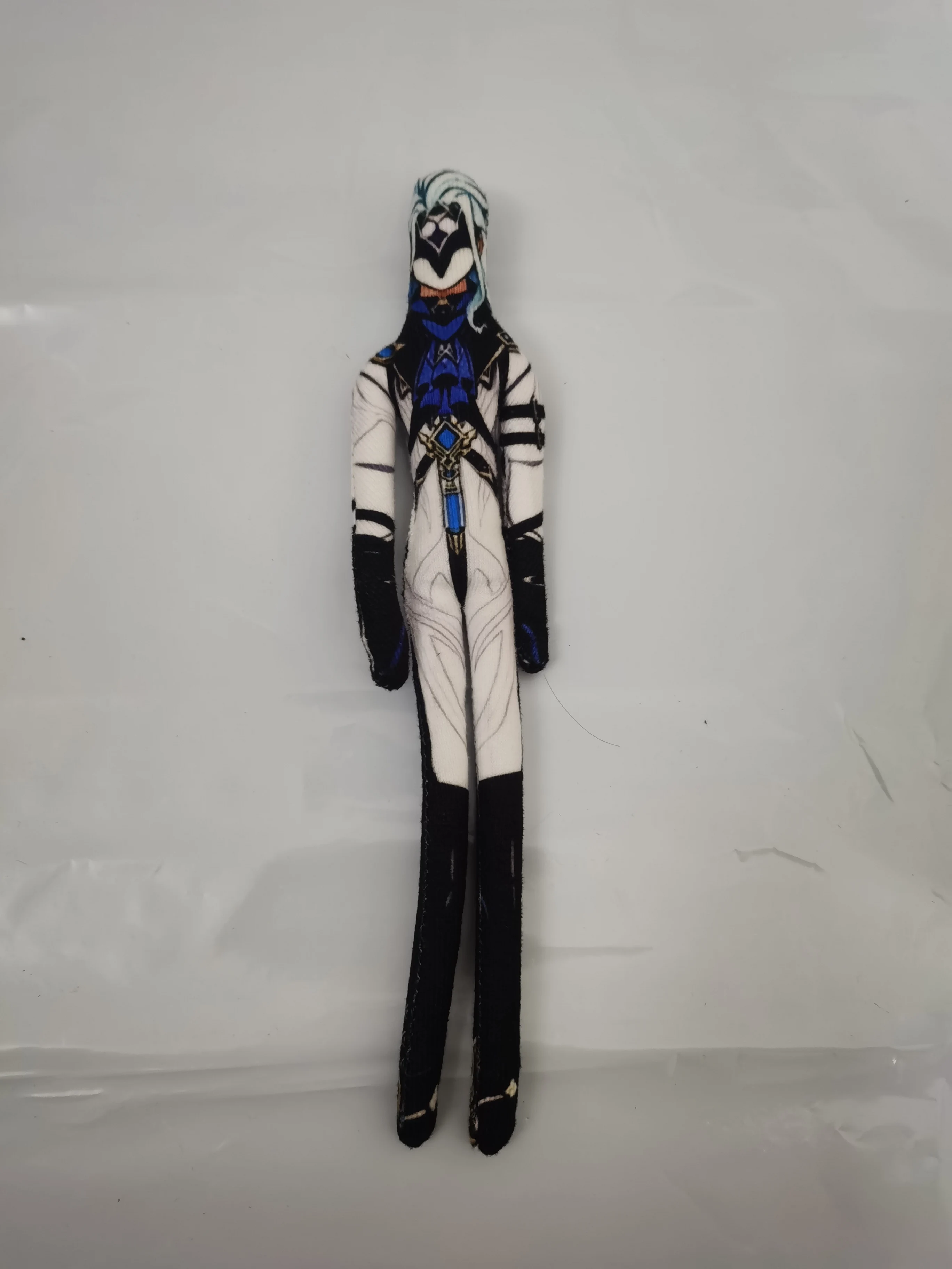 26cm Flexibler Körperdraht Genshin Impact Lohen / Zandik Der Arzt Il Dottore / Pantalone Plüschtier Anime-Spielfigur Plüschpuppe