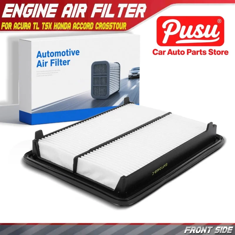

PUSU Front Engine Air Filter for Honda Accord Accord Crosstour Acura TSX TL V6 3.5L 17220R70A00, 17220RK2A00 17220-R70-A00
