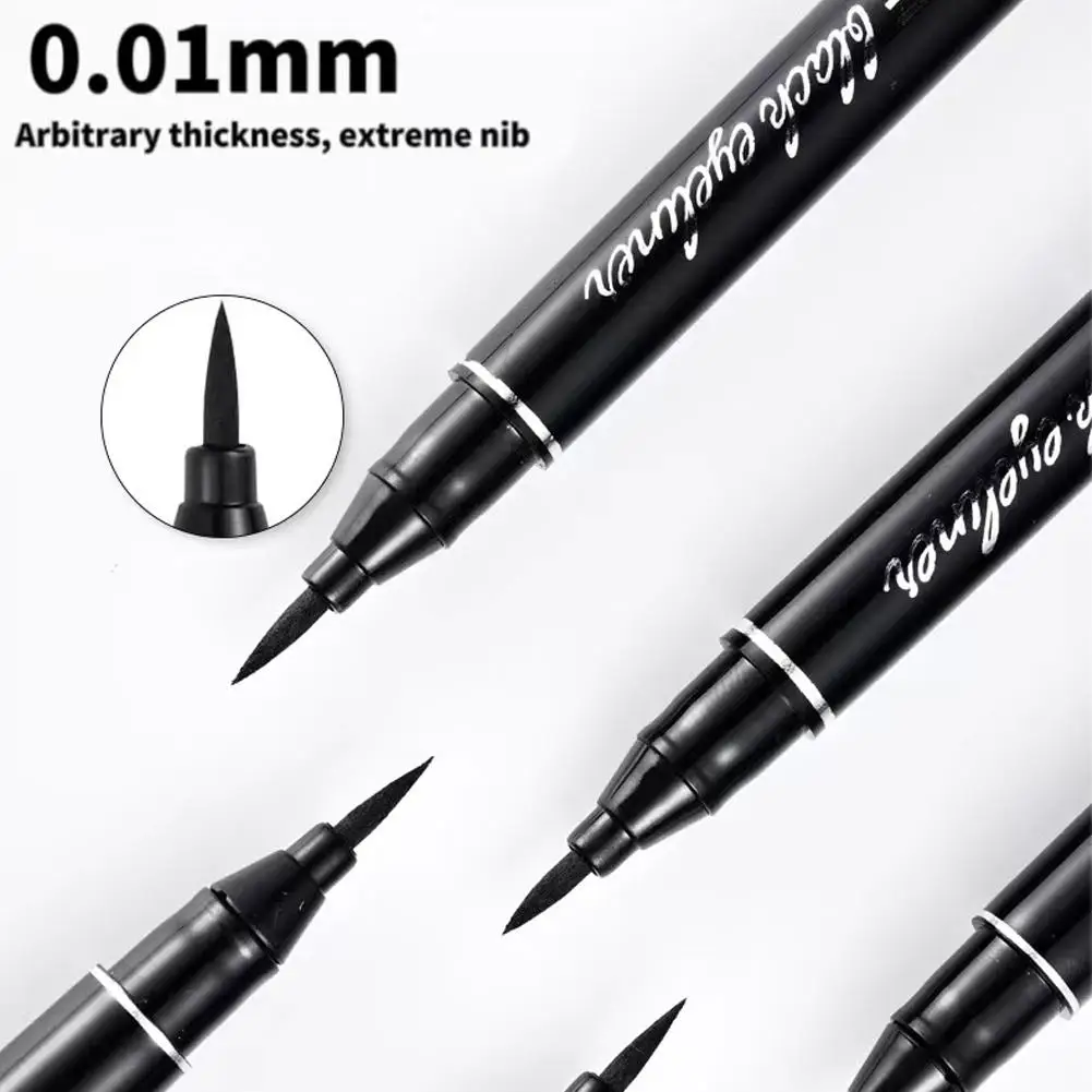 Quick Drying Eyeliner Waterproof And Oil-proof Non-smudge Long-lasting Pen Liquid Quick-drying Black Cool Eye Eyeliner Whol R5D4