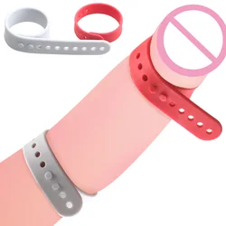 Anneau pénien en silicone réglable pour hommes, anneau pénien, ration du prépuce, retard d'éjaculation, jouets sexuels masculins, utilisation jour et nuit