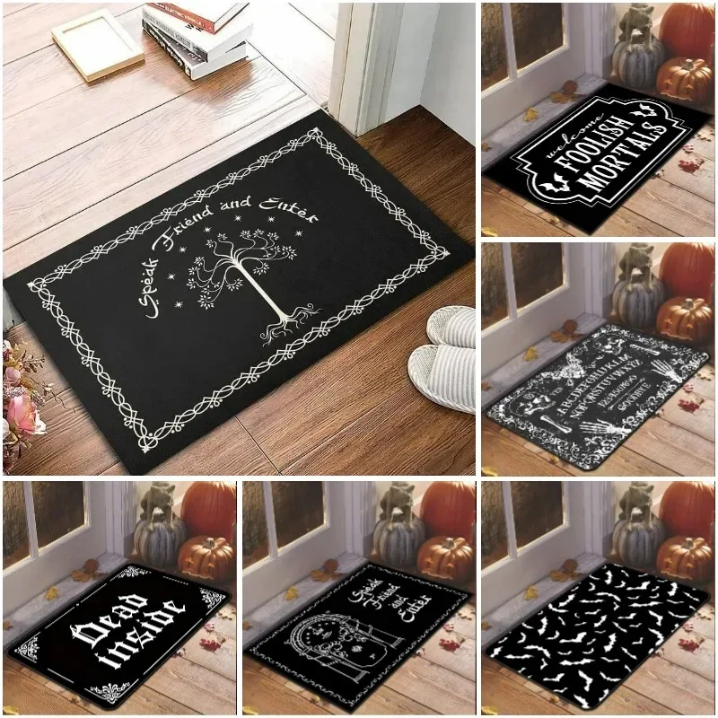 Hot Sale European Welcome Rugs Carpet For Bedroom Decor Living Room Entrance Carpets Kitchen Front Non Slip Doormat Holiday Gift