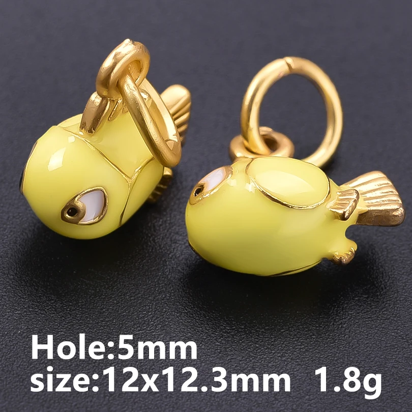 6 Stück Metall-Anhänger der Tier-Serie: Ente, Delfin, Giraffe, Hase, handgefertigt, zum Selbergestalten, personalisierbar, für Herren- und Damen-Halsketten, Schmuck. – Detail 12