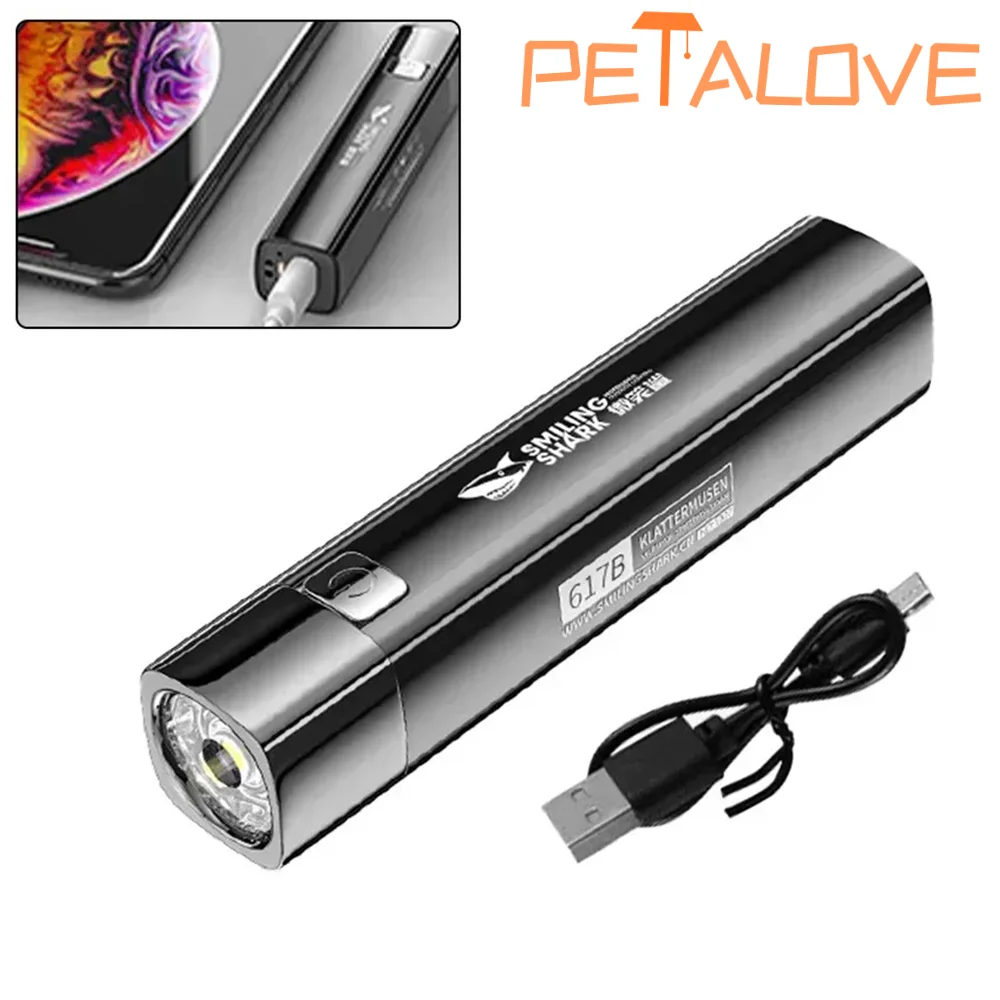 

Super Bright LED Flashlight USB Rechargeable Mini Portable Torch for Night Riding Camping Hunting Outdoor Waterproof Lighting
