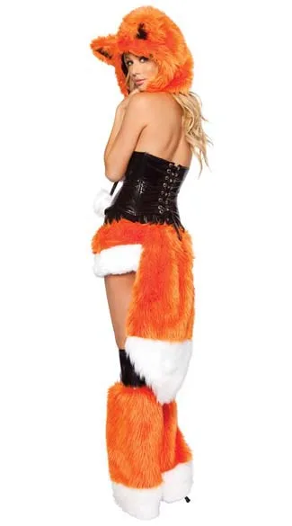 Fursuit Tier-Karneval Halloween Cosplay Party Kigurumi für Erwachsene Frauen Kleid Niedliches Plüsch-Orange-Fuchs-Maskottchen-Kostüm 2026 – Detail 8