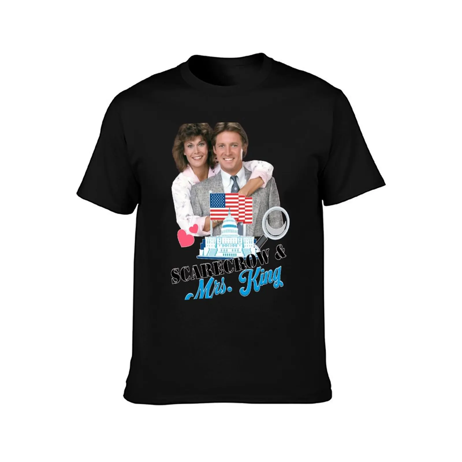 Good entertainment with Scarecrow and Mrs King, the popular agent with a heart as an exciting series from the 80s, great T-Shirt
