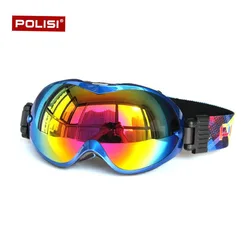 Anti-nevoeiro Ski Goggles, iluminando bolas polarizadas para adultos