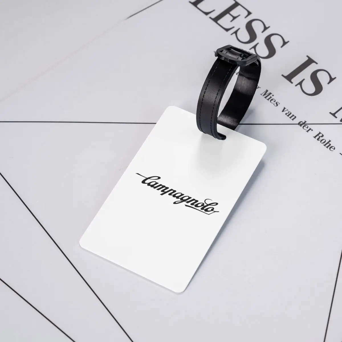 Etiquetas de Bagagem Campagnolo: Acessórios para Malas, Identificador de Bagagem de Viagem, Suporte para Etiqueta de Embarque, Nome e Endereço