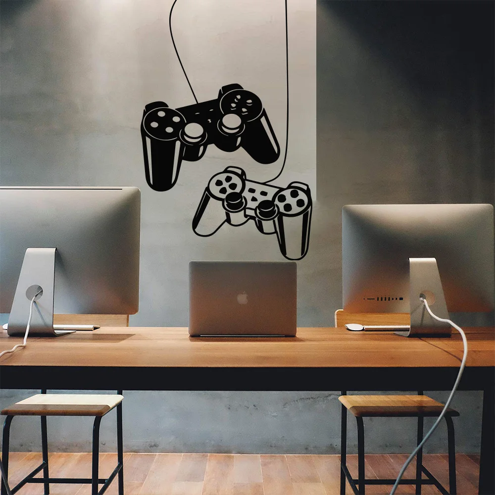 New Game gamepad vinyl Wall Sticker Decals For Kids Room decoration Nursery boys gaming Room Decor stickers Decals Poster