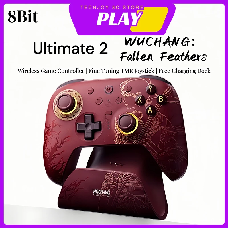 controller-di-gioco-wireless-8bitdo-ultimate-2-wuchang-fallenfeathers-tmr-joystick-dual-cut-trigger-per-pc-switch-windows-android
