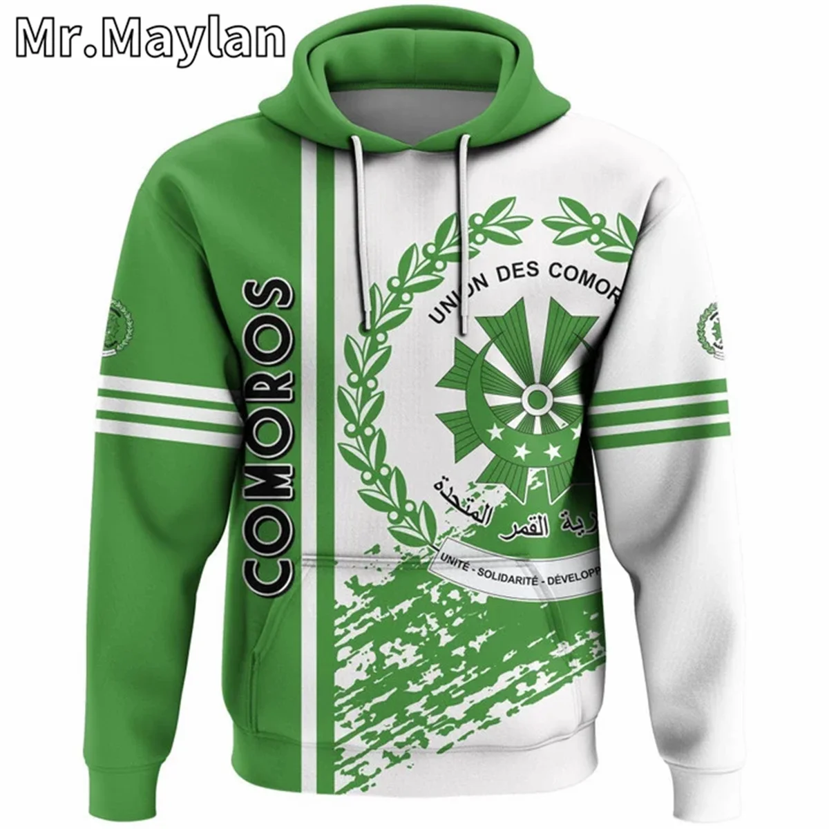 AFRICAN HOODIE Country COMOROS Flag 3D Printed Unisex Hoodies Men/Women Streetwear Zip Pullover Casual Jacket Tracksuits XY-834