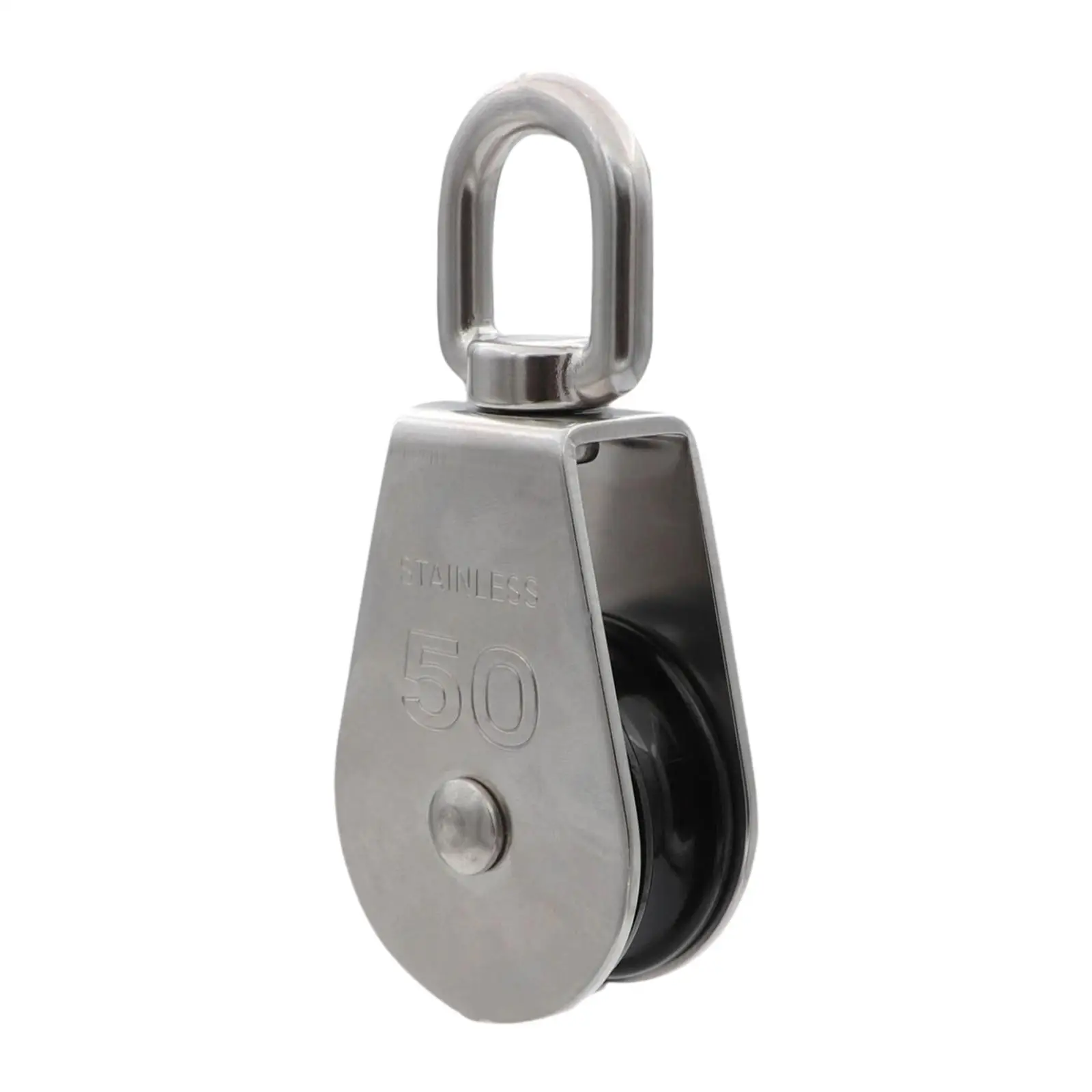 

Прочный блок с одним шкивом для подъема веревки, портативное оборудование для тяжелых условий эксплуатации