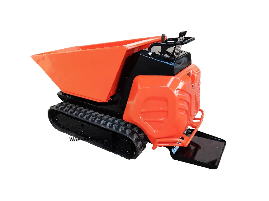 

Chuangxin 2026 Mini Dumper Multifunctional Crawler 600kg Mini Dump Truck for Material Hauling