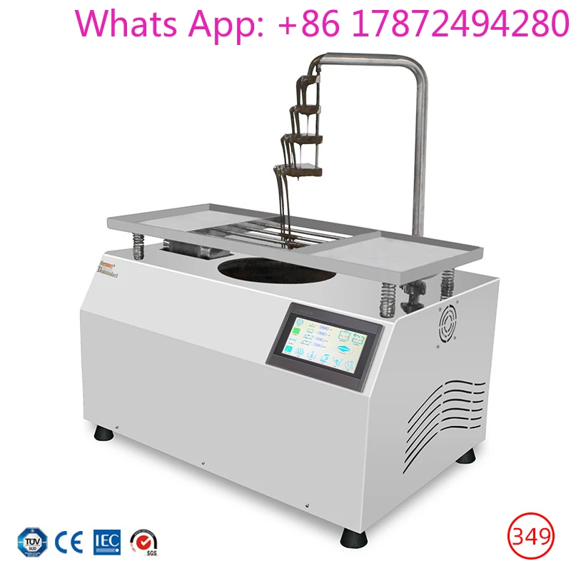 Stirring Heating Chocolate Melting Furnace, Multifunctional Tempering Vibrator Device for Chocolate Making and Ice Cream Sprayin