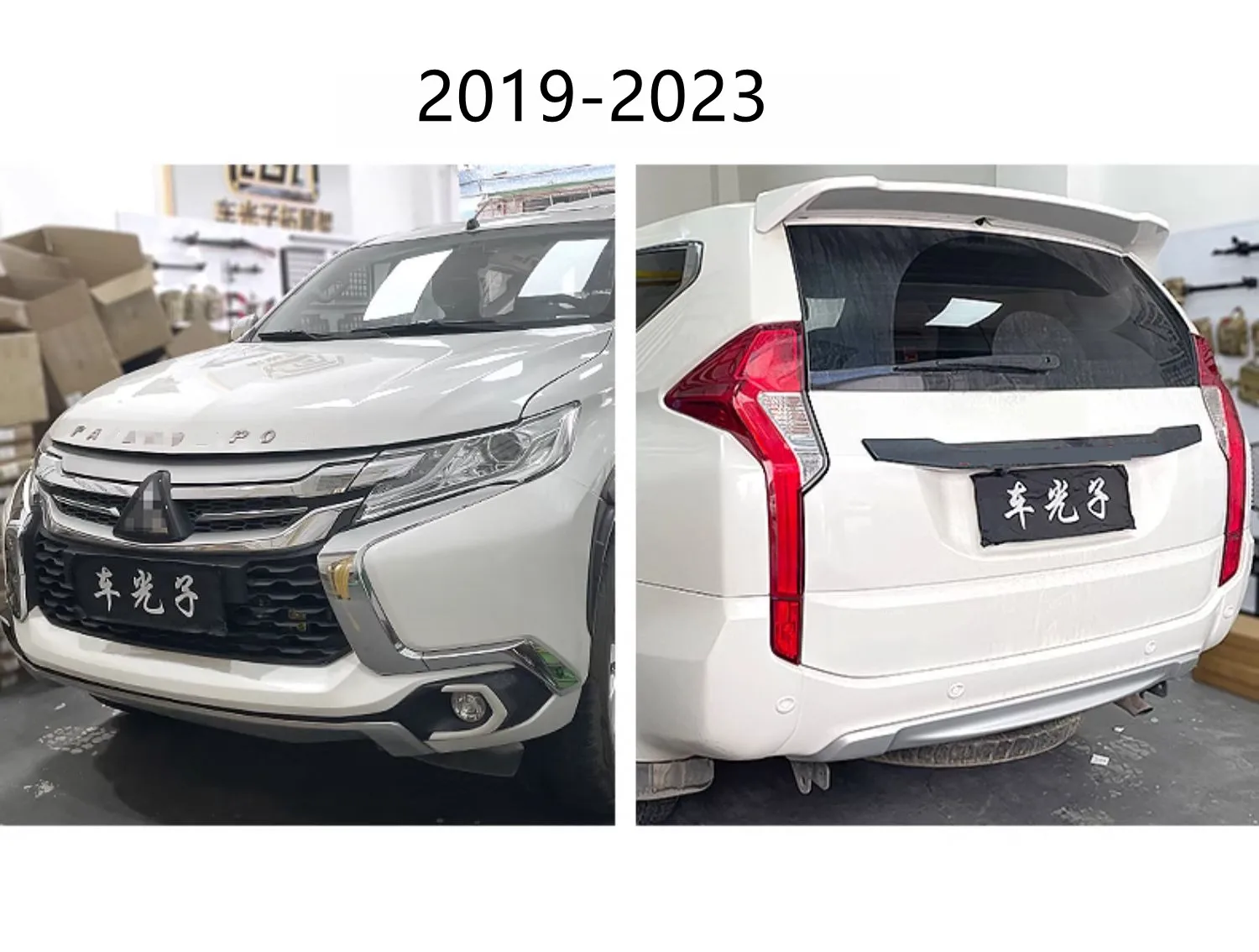 For Mitsubishi Pajero Sport Montero Shogun Sport 2019-2023 Side Window Storage Panel Rear Trunk Molle panel