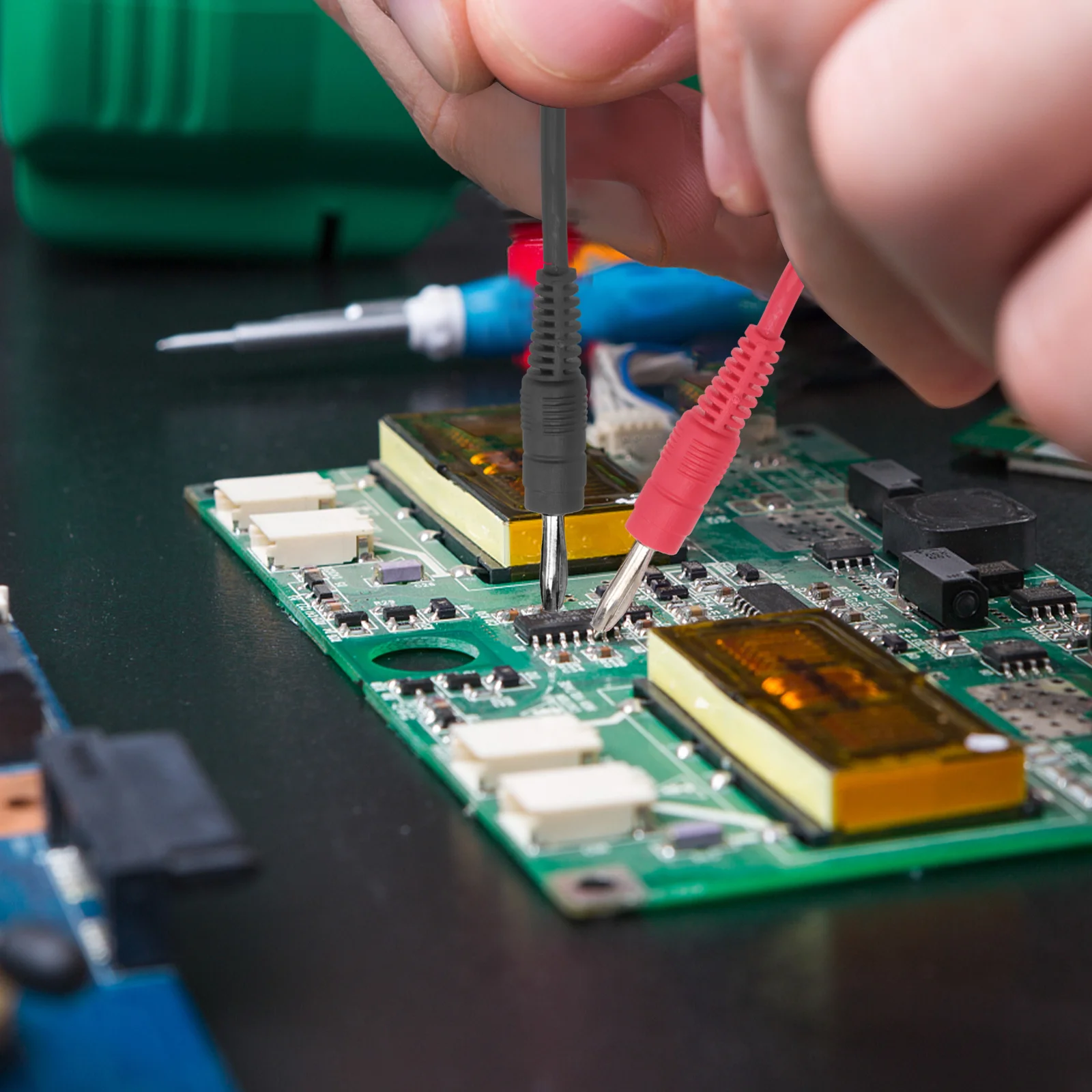 

Test Leads Alligator Clips Double Banana Connector Electrical Circuitry Tracing Checking Capturing