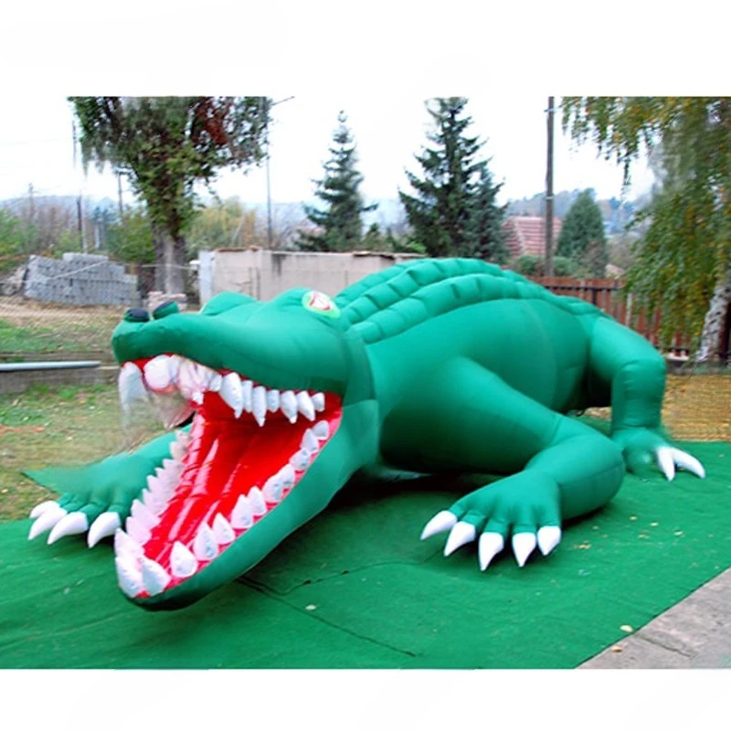 

Crocodile Inflatable Decorative Giant Model with Blower Custom Zoo