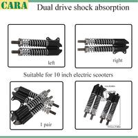 Dual Drive Hydraulic Shock Absorption Front Suspension Fork For Janobike T10 Electric Scooter Dual Spring Device M12x1.5