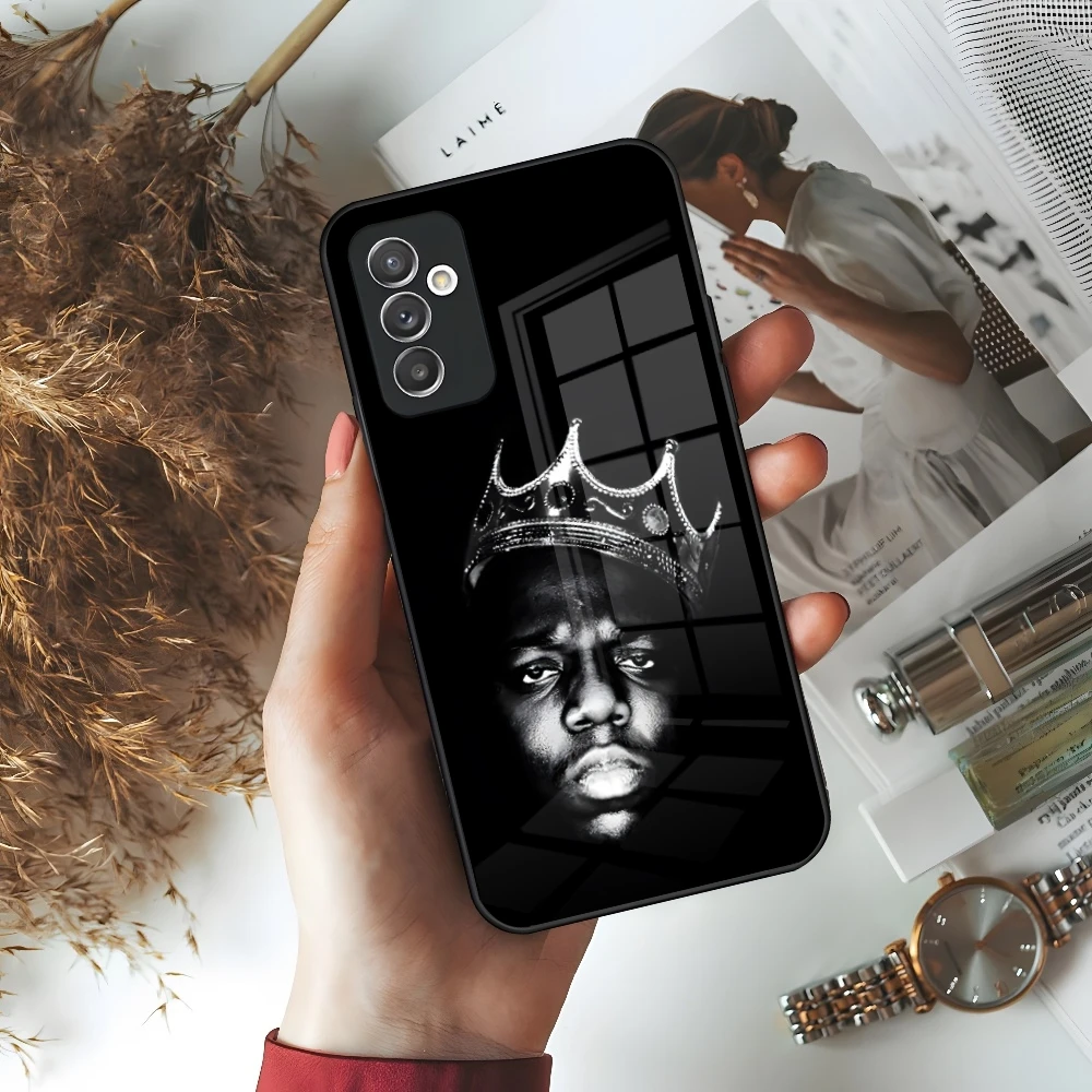 Notorious Biggie Phone Case For Samsung Galaxy S26 S25 S24 S23 S22 S20 S21 Ultra Edge Plus Fe Colored Silver Cover - view 3