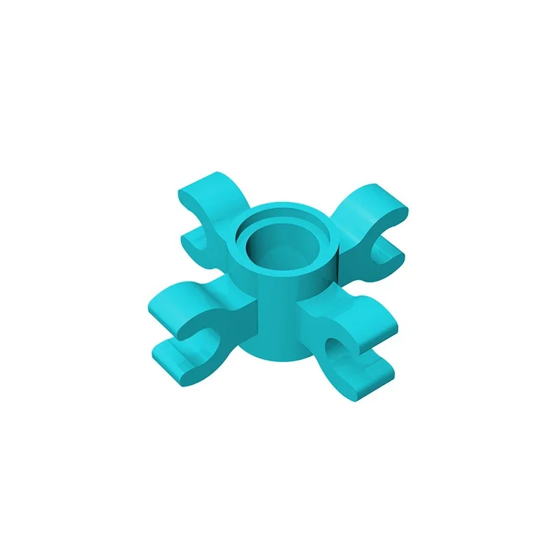 Gobricks GDS-1178 기술, 4개의 클립이 있는 핀 원형 커넥터는 90202 15646 어린이 DIY 제품과 호환됩니다.