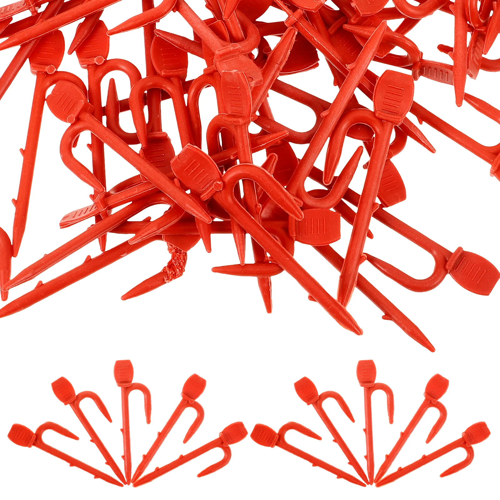 

Strawberry Vine Fixator Lightweight Plastic Forks Gardening Supplies Plant Supports Stolon Fastening Clips