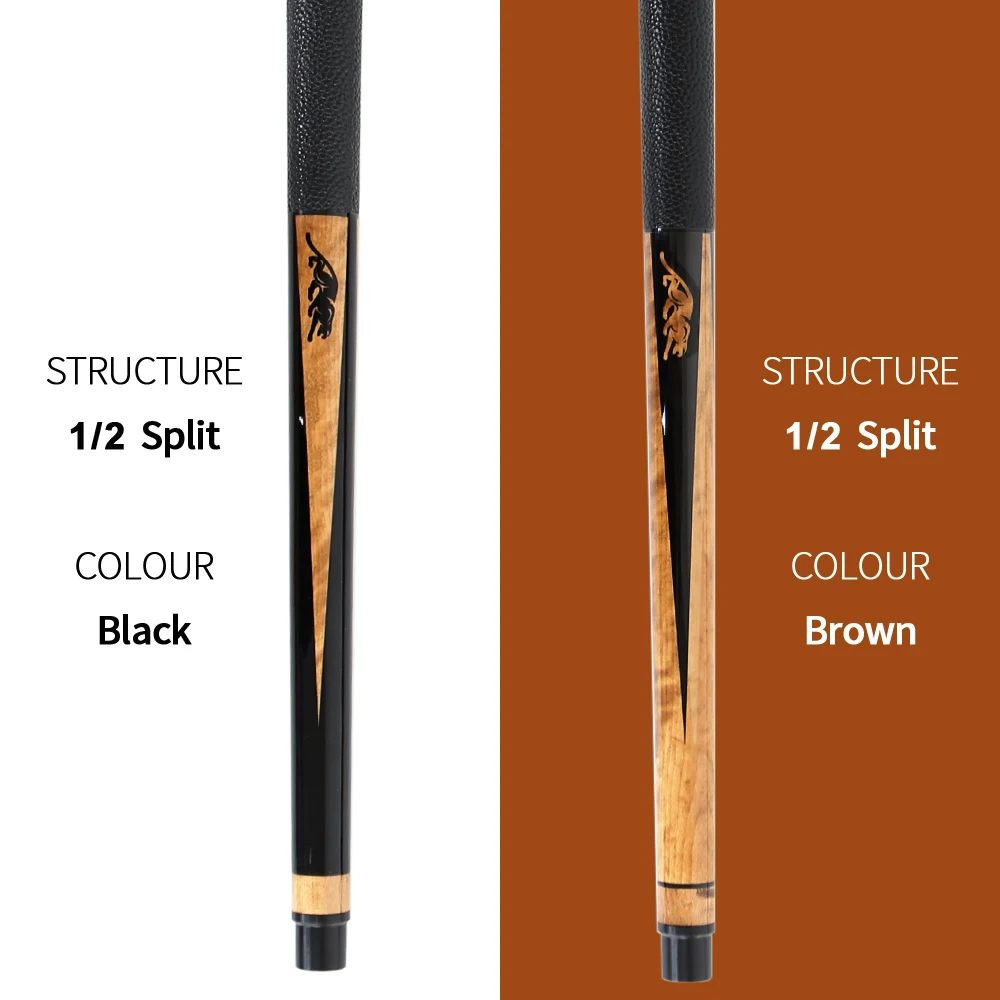 2024 New Arrival SP Pool Cue Stick Black Shaft 10.5mm/11.8mm/13mm Tip Size Uni-Loc Joint Leather Handle With Pool Cue Case Set