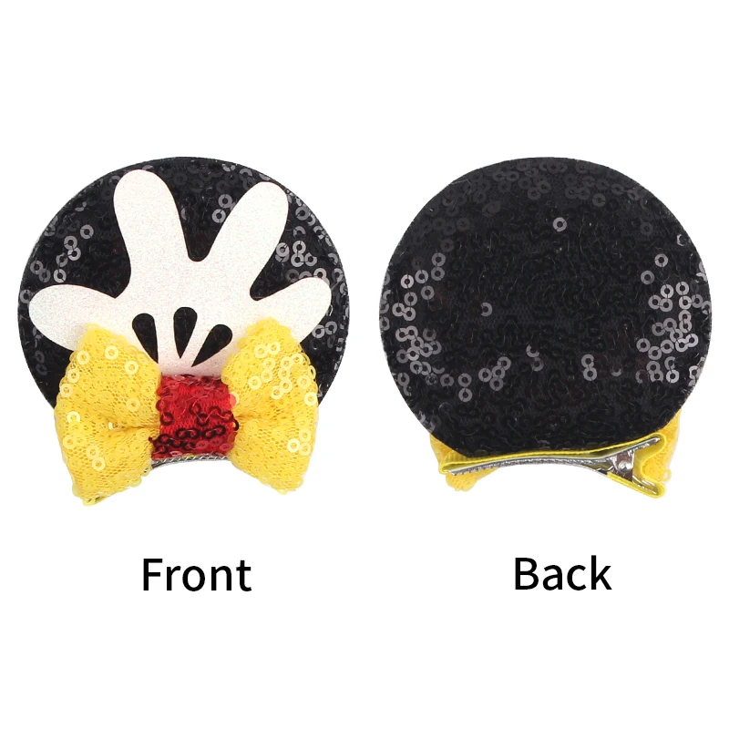 2025 فتاة ديزني عيد الميلاد 2.8 "آذان الماوس مقاطع الشعر للأطفال الترتر القوس دبابيس الشعر الفتيات مهرجان حفلة لتقوم بها بنفسك إكسسوارات الشعر #5