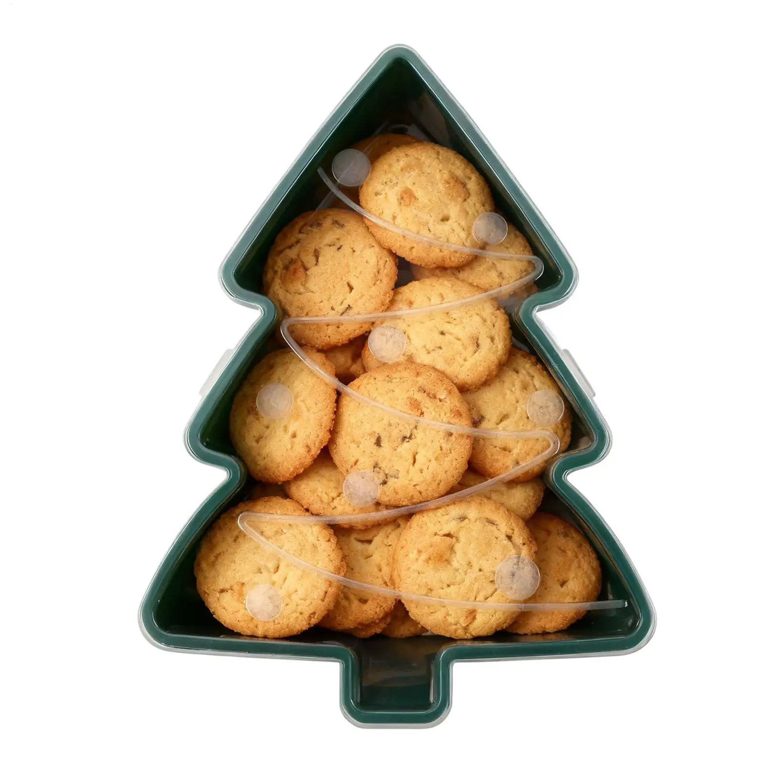 Christmas Serving Dishes Snowman Tree with Lid Christmas Platters Snack Serving Tray for Cookie Candy Dessert Cheese Fruit