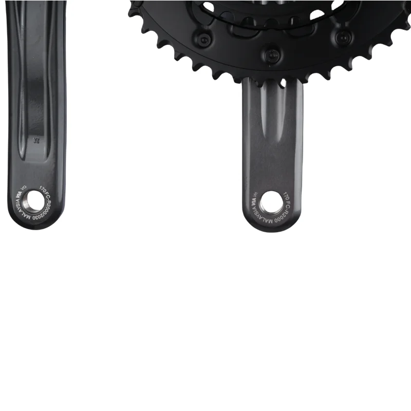 Shimano Claris FC R2000 Kurbelgarnitur 2x8-Gang Kurbel Rennrad Kettenblatt 170mm 165mm 50 34T Kurbelgarnitur 8S für Rennrad Radfahren – Detail 6