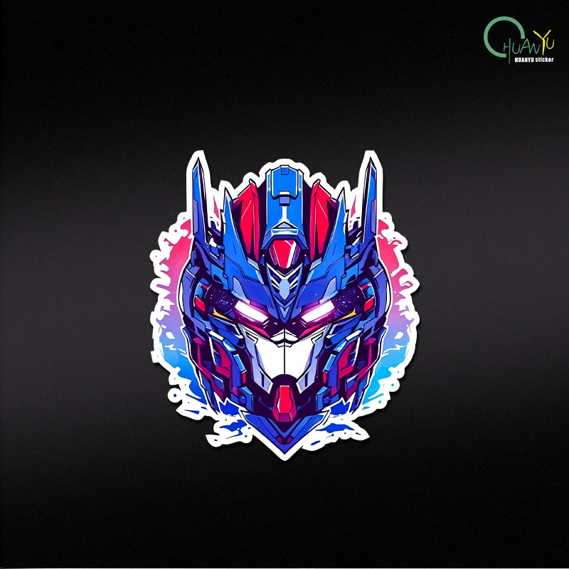 Personalized creative Transformers Optimus Prime sticker suitable for car trunk, laptop, room decoration PVC sticker