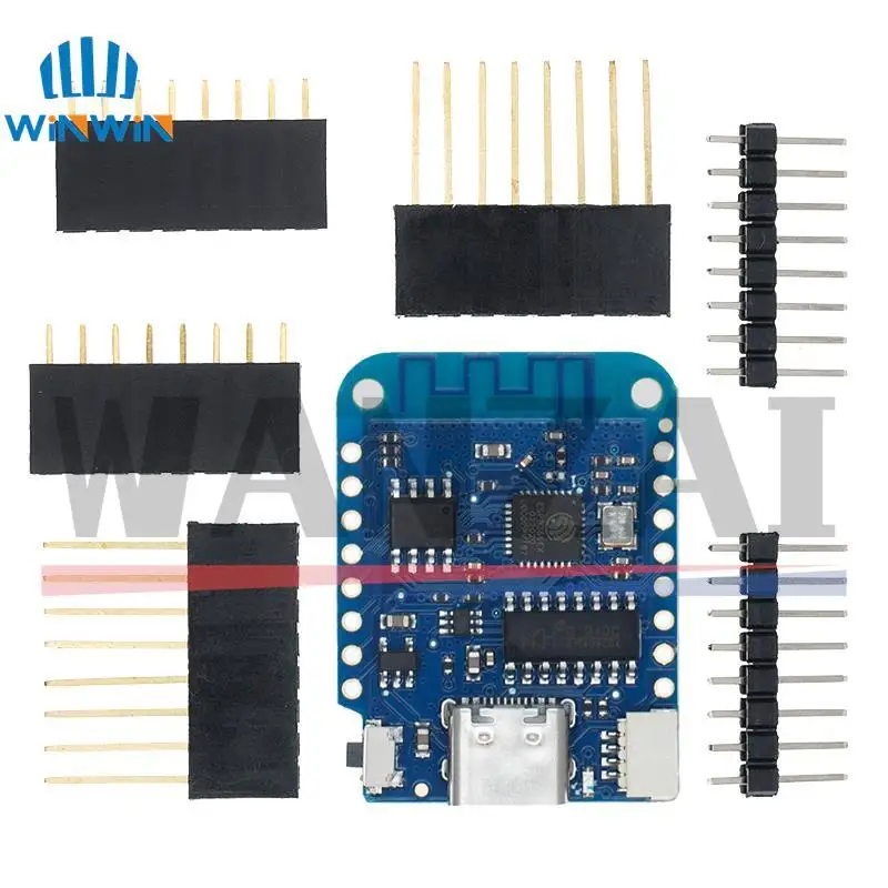 Wemos d1 mini v4.0.0 TYPE-C usb wifi internet of things board basiert esp8266 4mb micro python nodemcu arduino kompatibel – Detail 2
