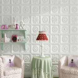 3D wall stickers Pastoral style wallpaper self-adhesive waterproof moisture-proof warm bedroom living room background Home Decor