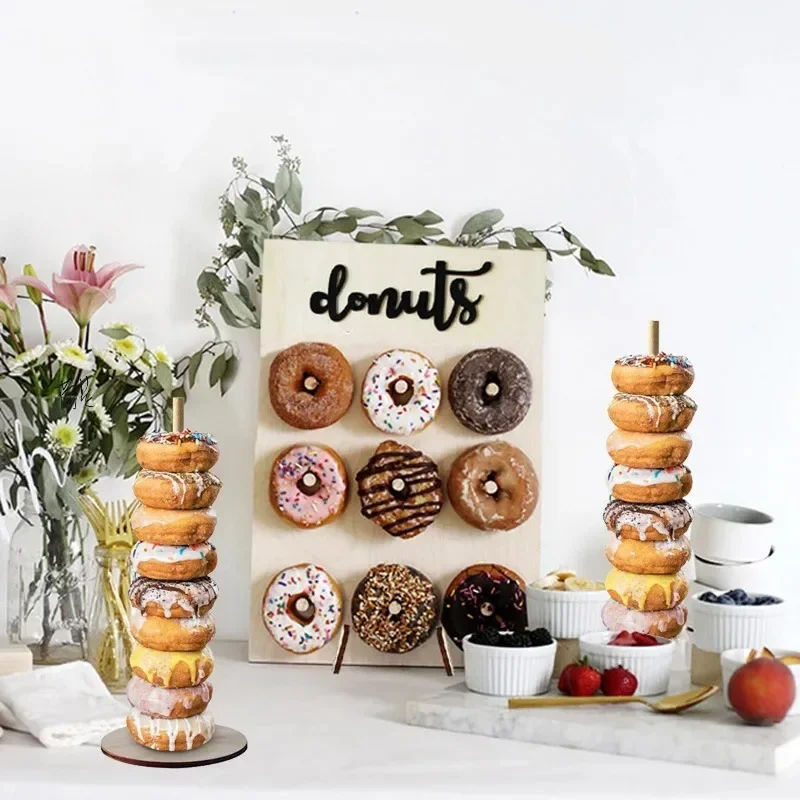 

DIY Wooden Donut Wall Rustic Wedding Decoration Table Donut Party Decor Baby Showers Bridal Shower Birthday Party Favor